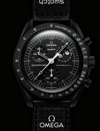 Reloj Premium Omega x Swatch-Mission To the Moonphase-New moon