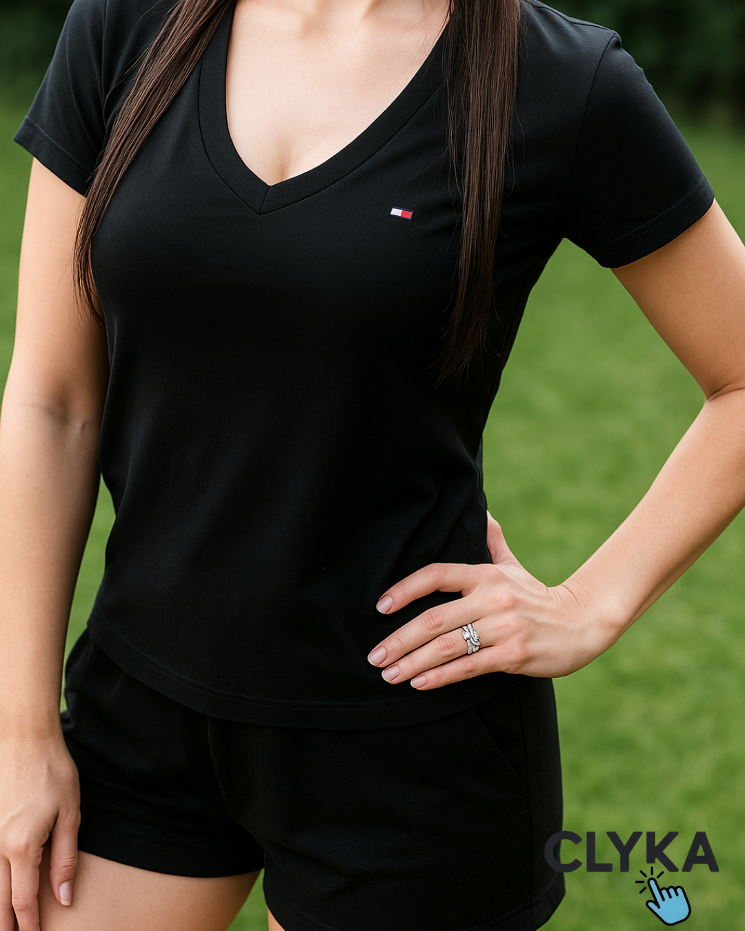 Remera "tommy" Dama Cuello V