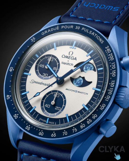Reloj Premium Omega x Swatch-Mission To the Super blue moonphase