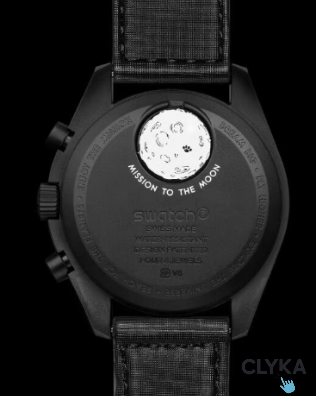 Reloj Premium Omega x Swatch-Mission To the Moonphase-New moon
